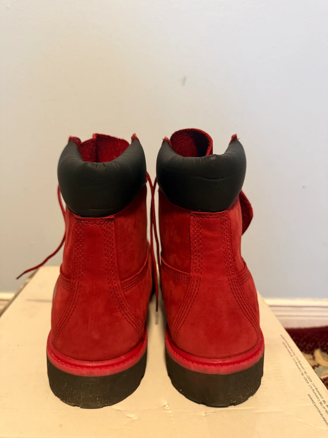 Timberland Red Suede Boots - photo 5