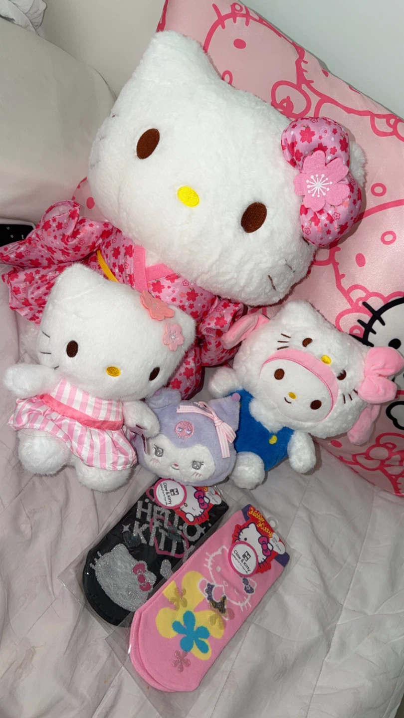 Hello Kitty Plush Toys and Socks Bundle, $100