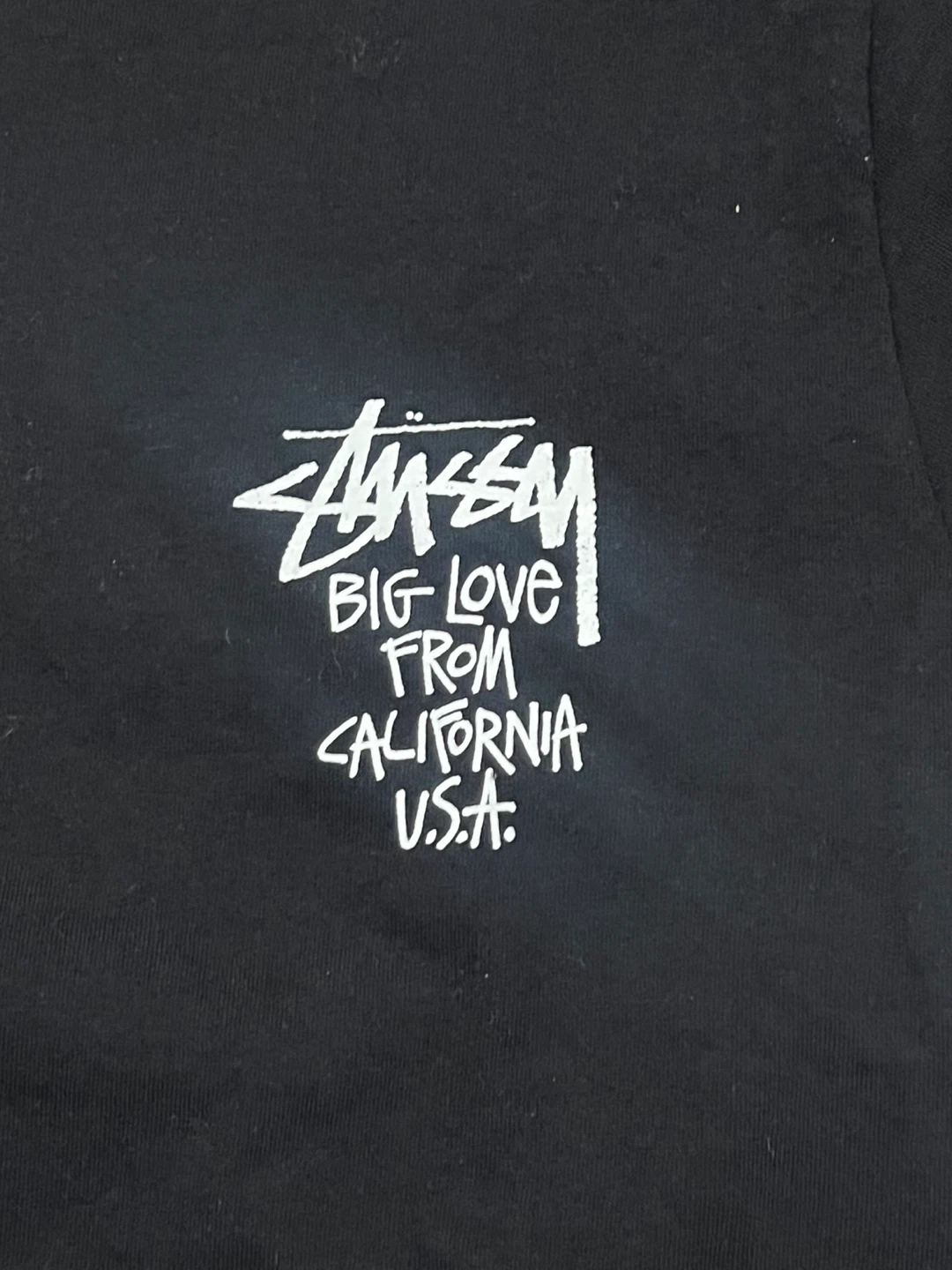 Stüssy "Big Love From California" T-Shirt - Size S - photo 2