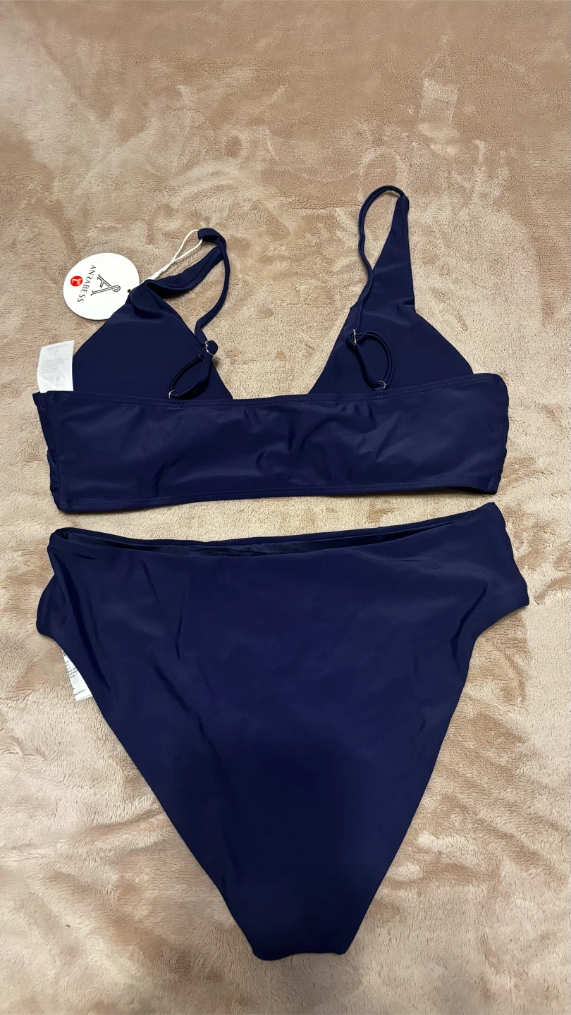 Navy Blue Bikini Set