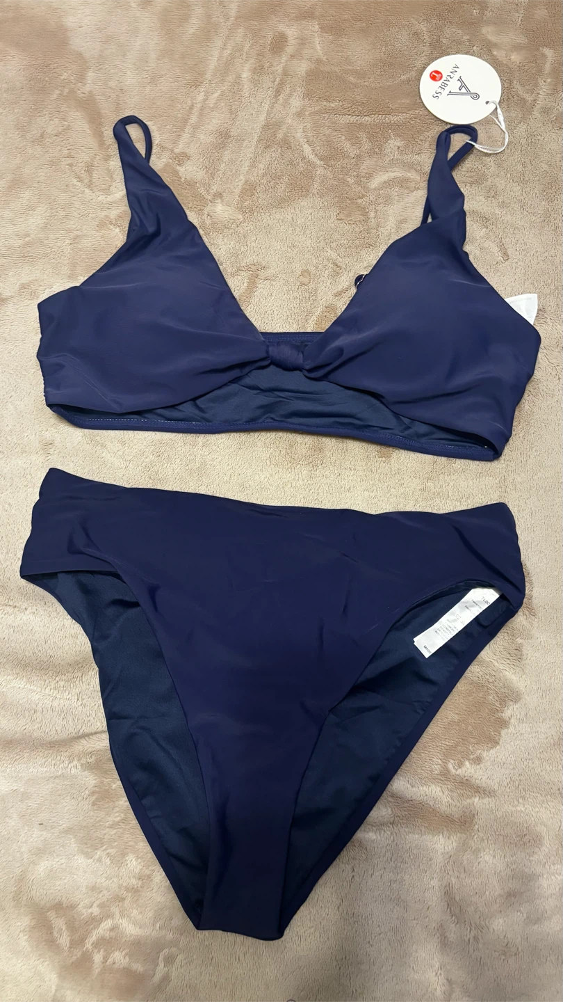 Navy Blue Bikini Set - photo 2