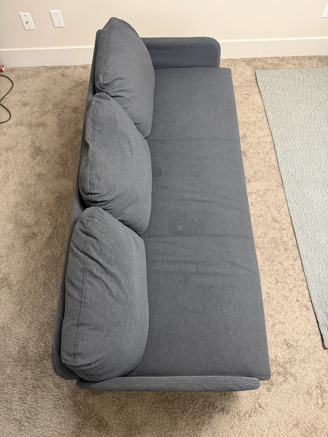 IKEA GLOSTAD Fabric Sofa - photo 2