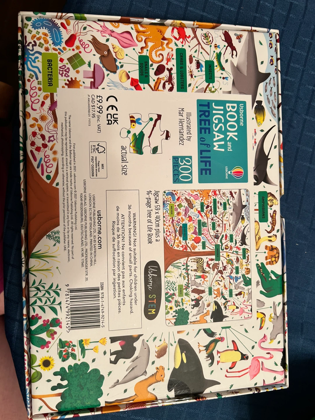 Usborne Book and Jigsaw Tree of Life 300 Pieces - photo 2