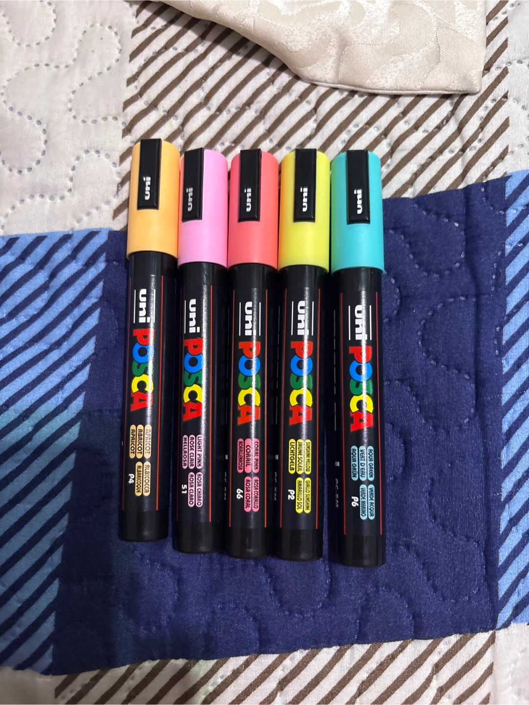 Uni Posca PC-5M Markers - Set of 5