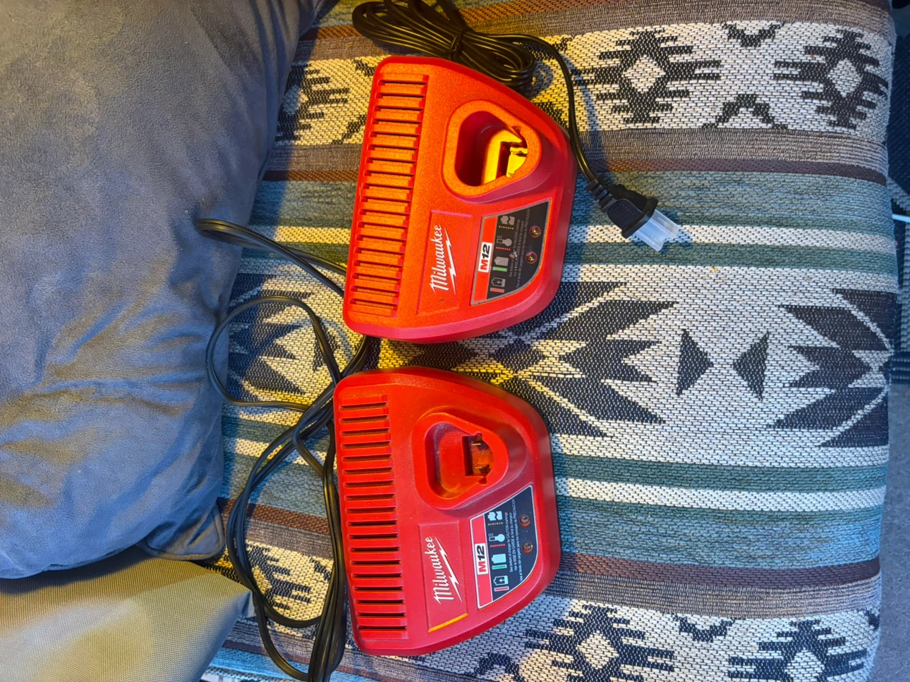 Milwaukee M12 Battery Chargers (2)