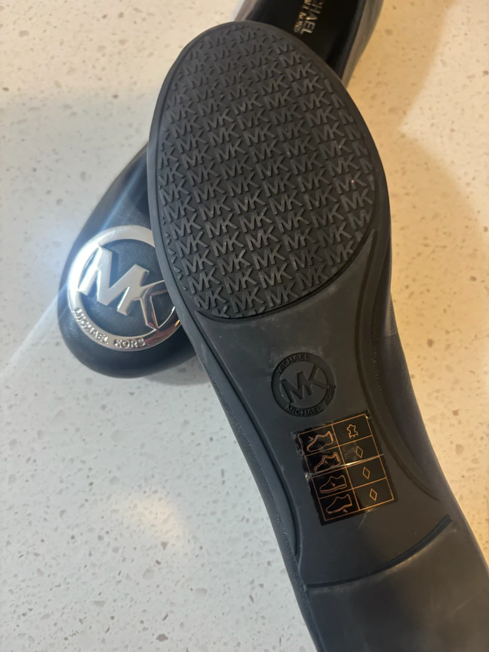 Michael Kors Black Leather Ballet Flats - photo 3