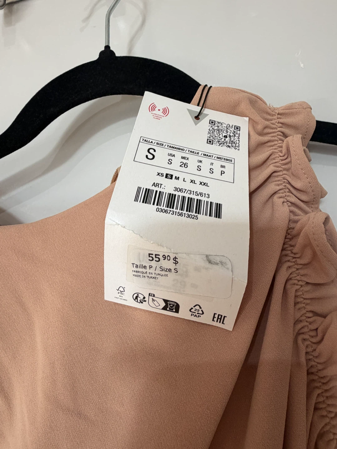ZARA Ruched Dress - Size S - photo 2