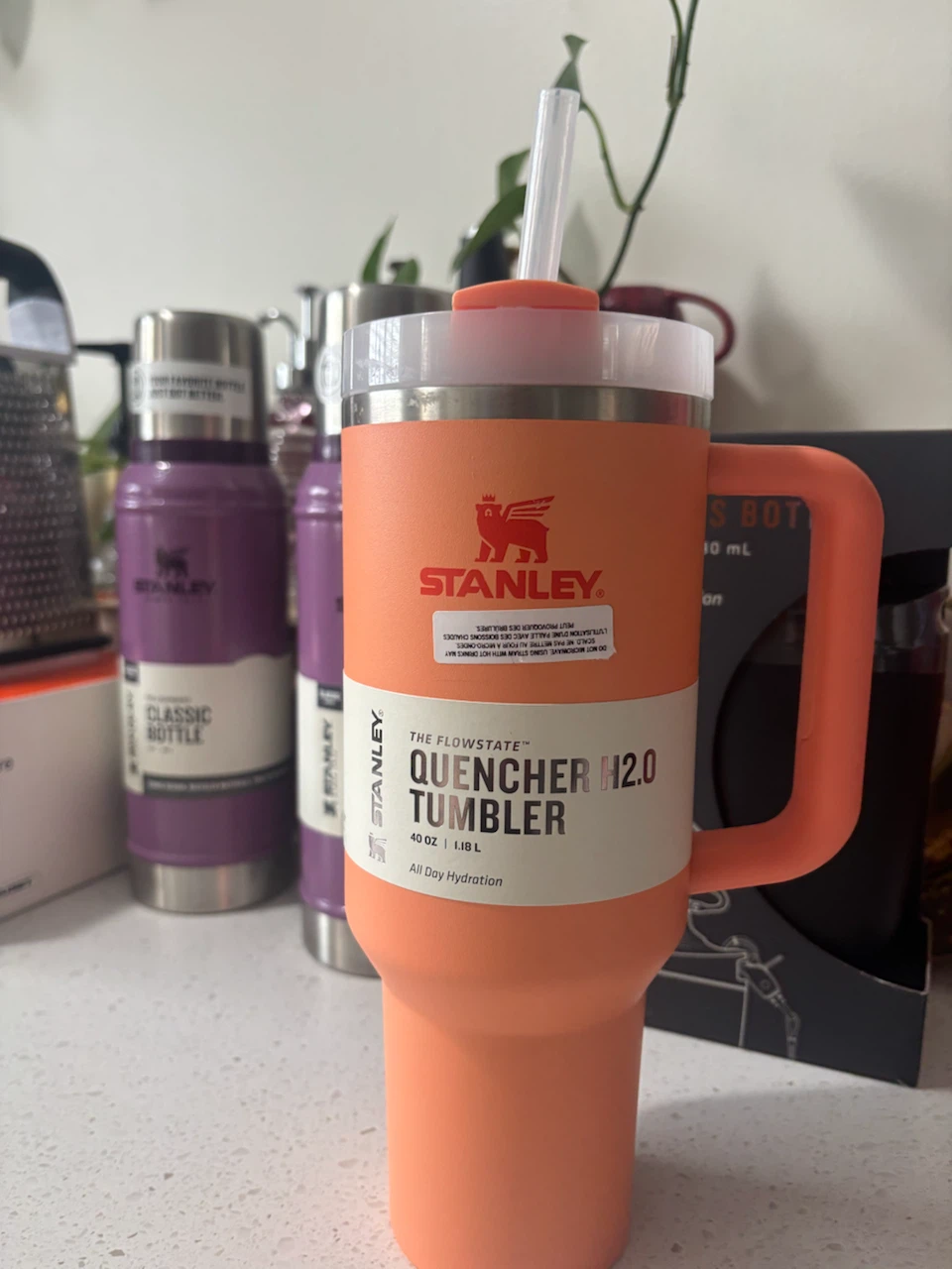 Stanley Quencher H2.0 Tumbler 40oz Peach