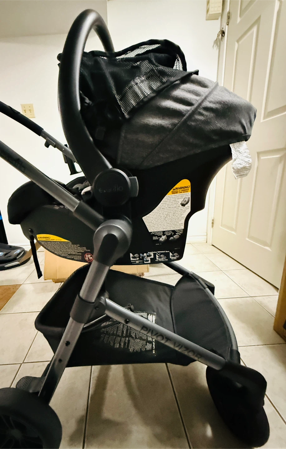 Evenflo Pivot Vizor Stroller with LiteMax 35 Car Seat - photo 5