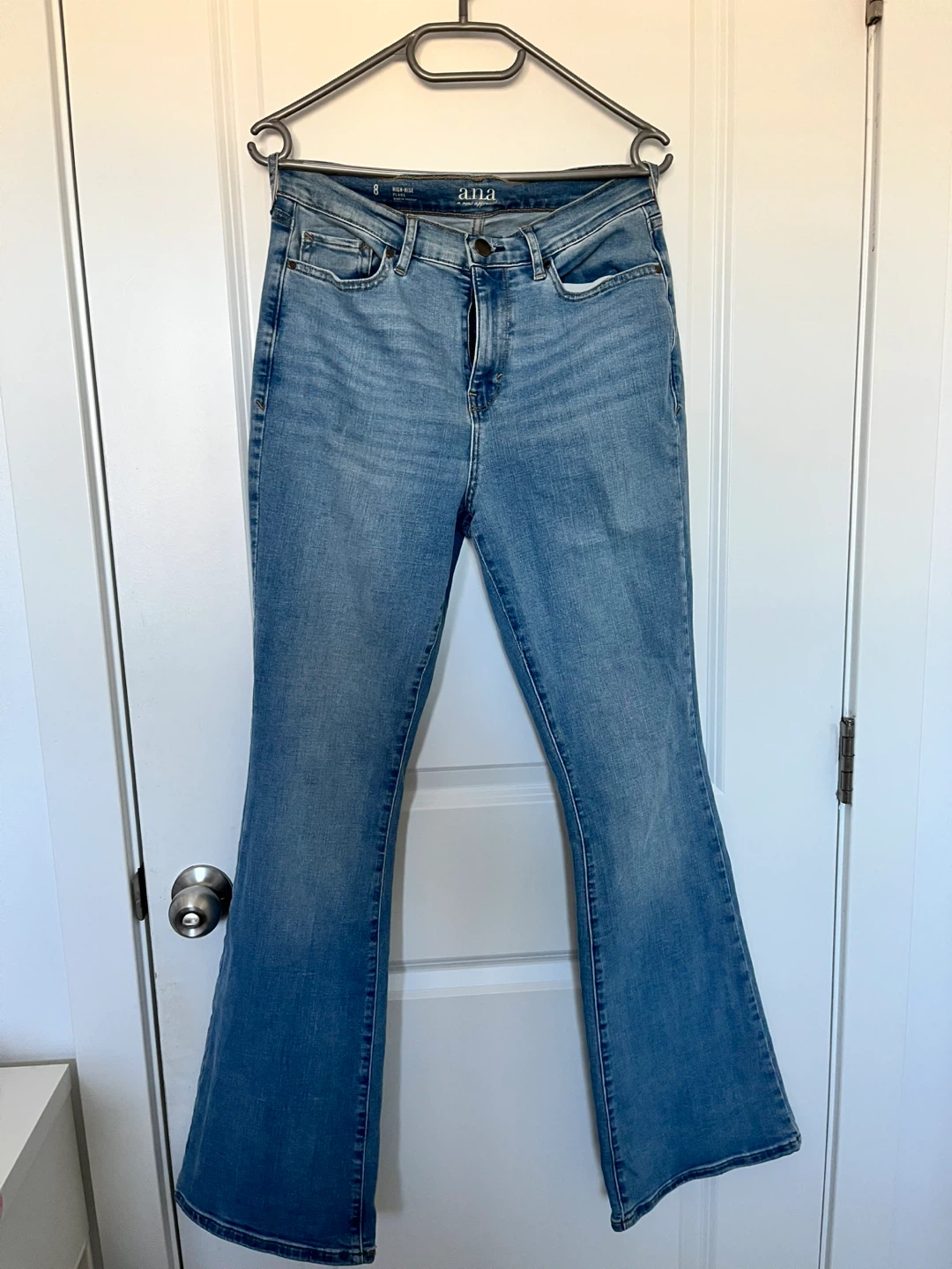 ana High Rise Flare Jeans - Size 8