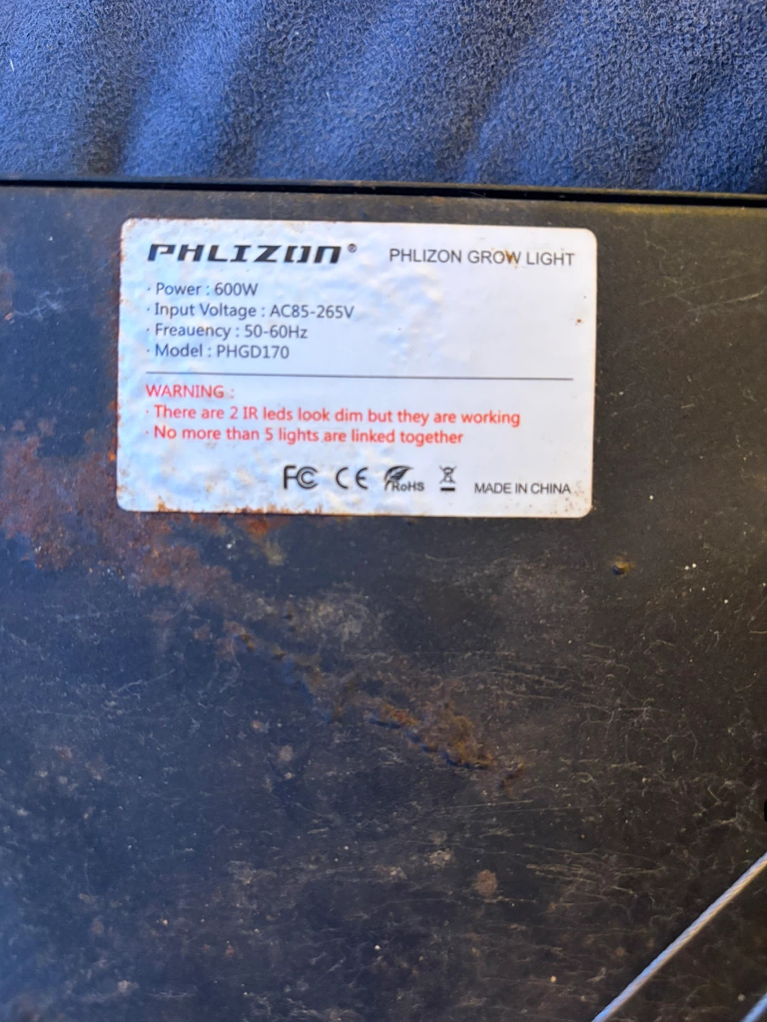 Phlizon 600w Grow Light - photo 2