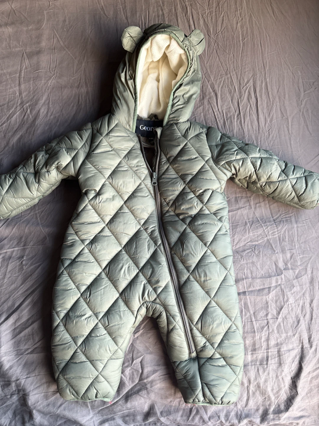 George Baby Snowsuit with Hood