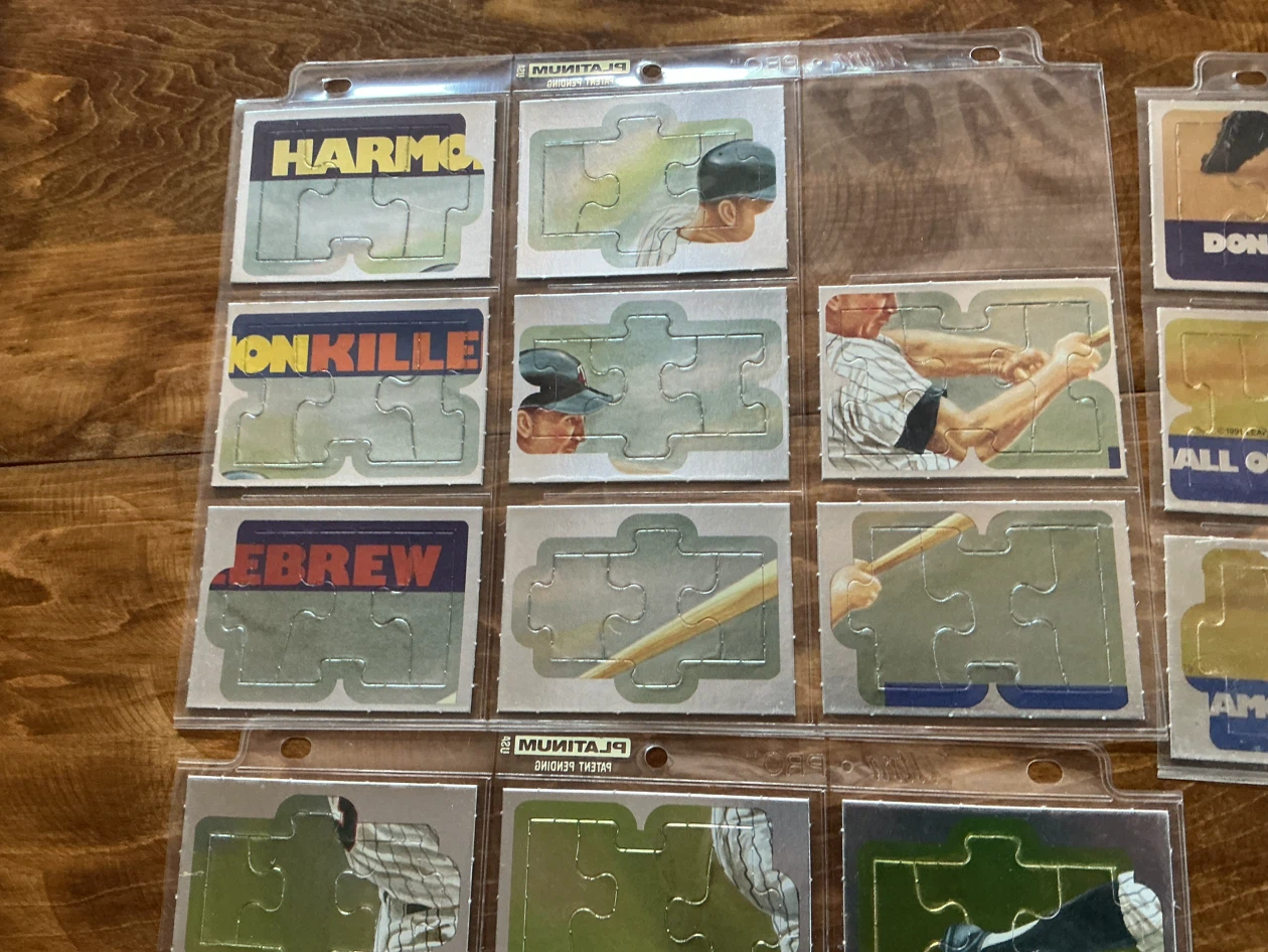 Donruss Diamond King Baseball HARMON KILLEBREW Puzzle Cards - photo 2