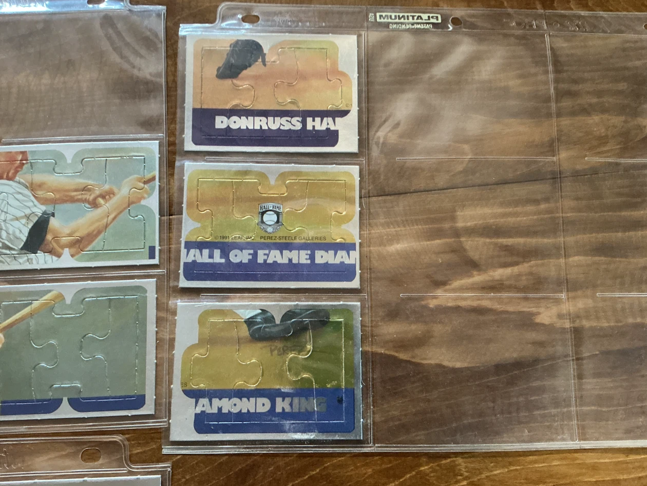 Donruss Diamond King Baseball HARMON KILLEBREW Puzzle Cards - photo 4