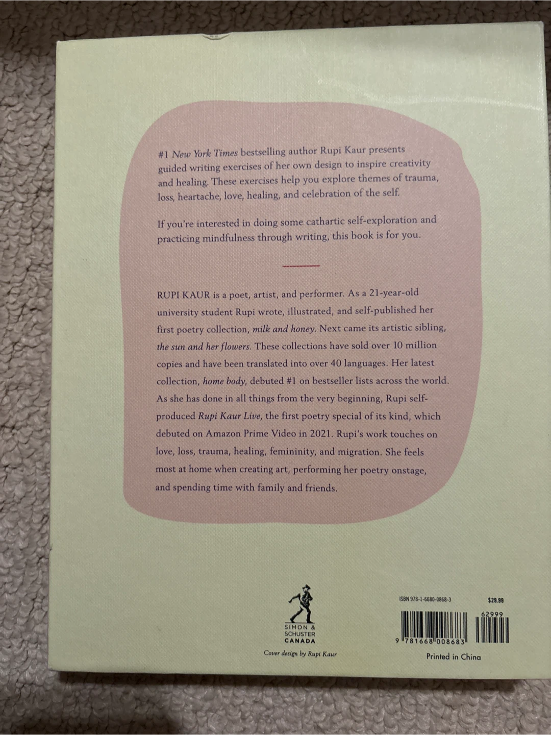 Healing Through Words by Rupi Kaur Book - photo 2