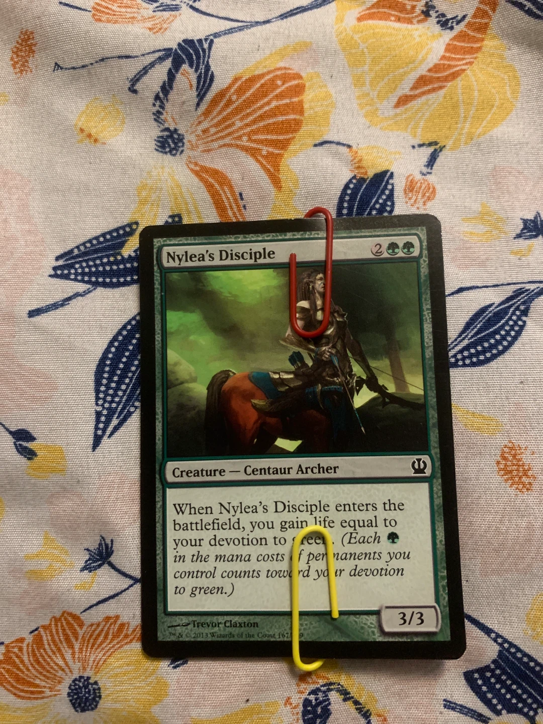 Magic The Gathering Nylea's Disciple Card 2 in stock