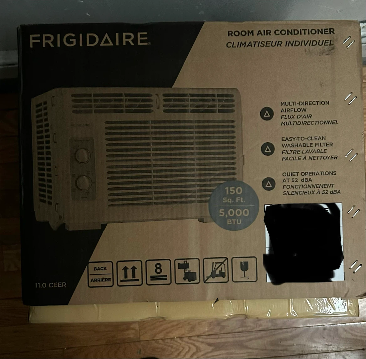 Frigidaire 5,000 BTU 115V Window/ Bracket included