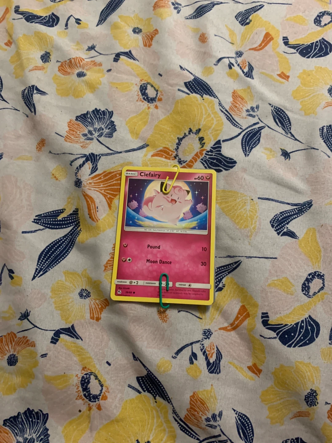 Pokemon Clefairy Trading Card