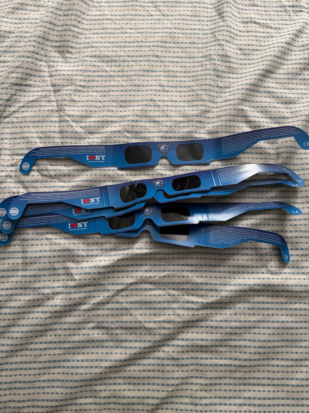 I LOVE NY Eclipse Glasses - Set of 5 - photo 2