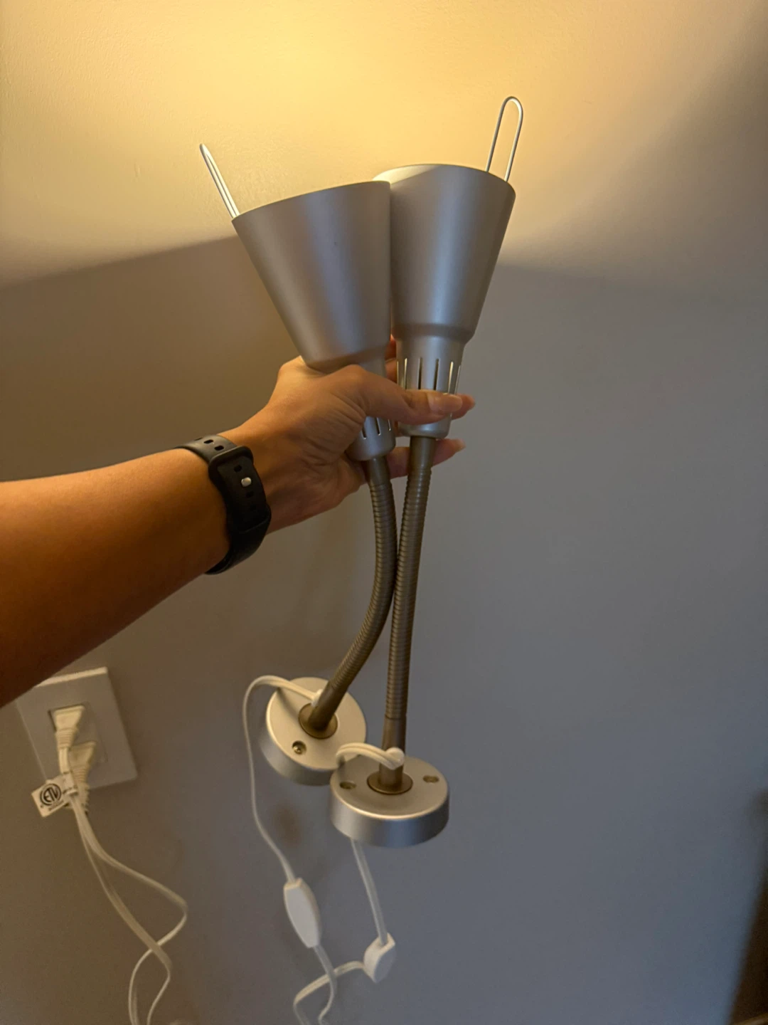 IKEA Kvart double wall lamp