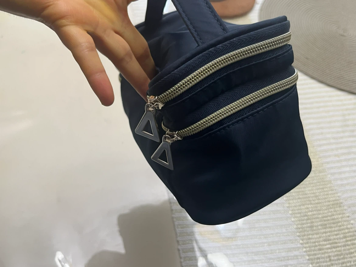 Navy Blue Cosmetic Bag
