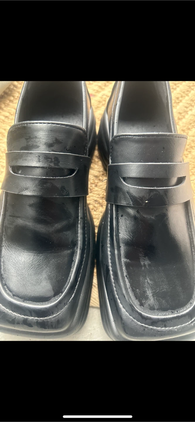 Black Platform Loafers - photo 2