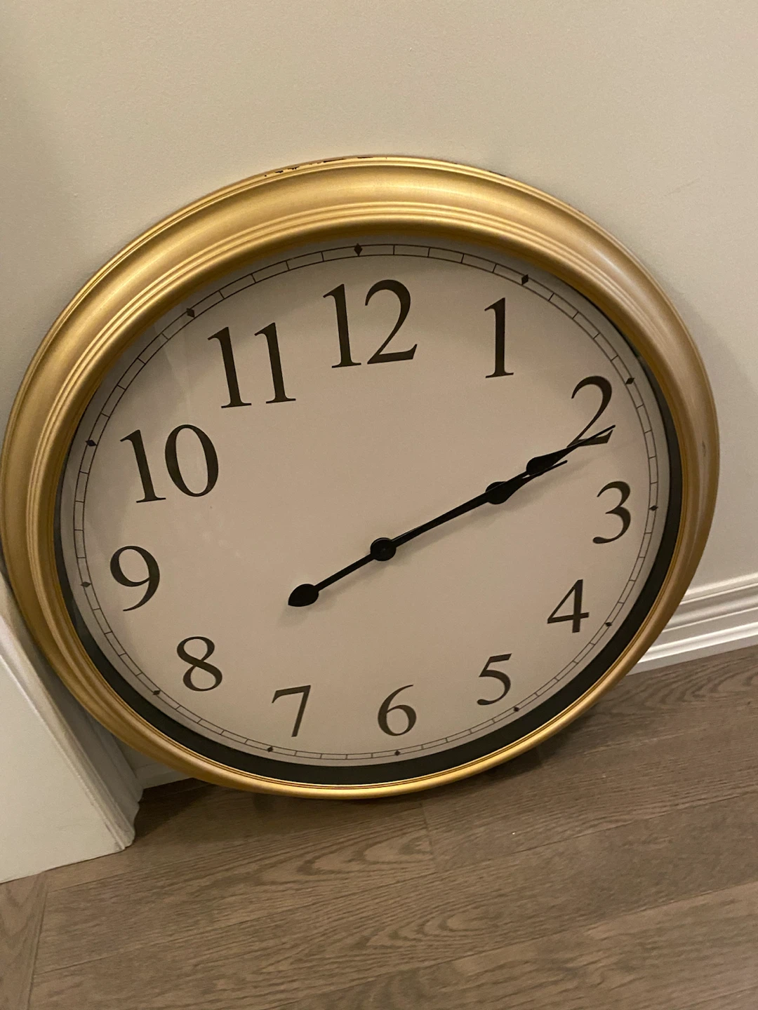 Gold Wall Clock - photo 2