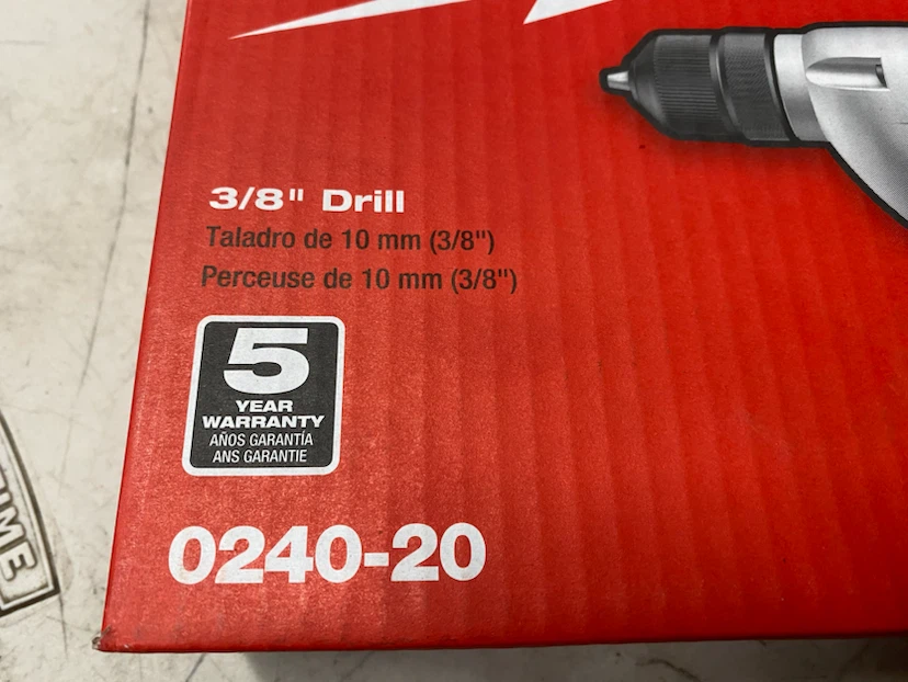Milwaukee 0240-20 3/8” corded drill - photo 2