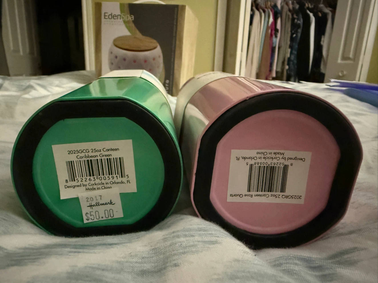 Corkcicle Canteen 25oz - Caribbean Green OR Rose Quartz - photo 2