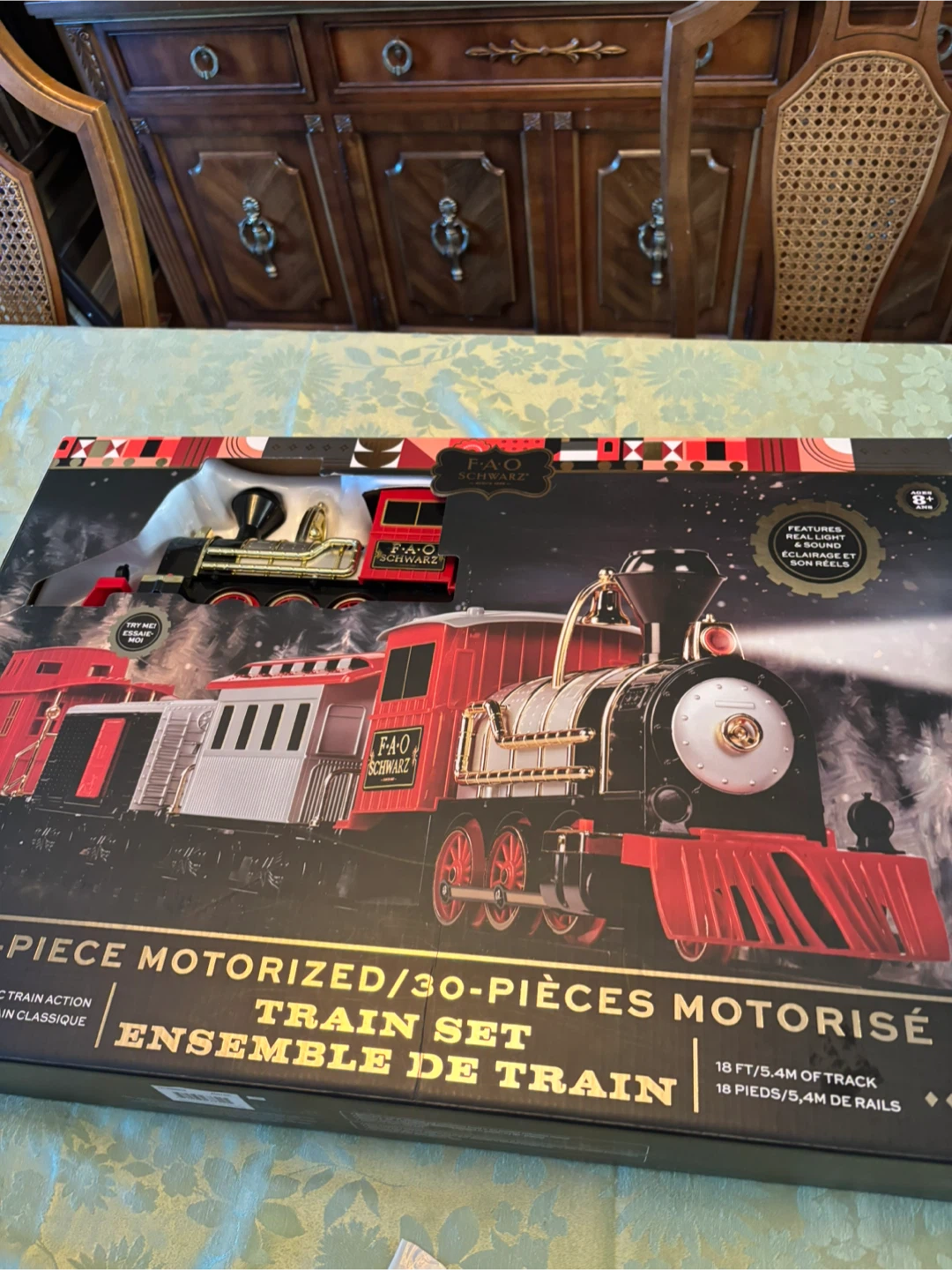 FAO Schwarz Classic Motorized Train Set
