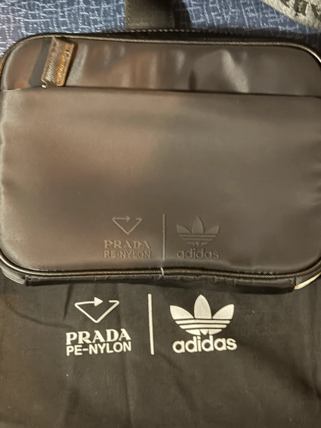 Prada x Adidas Shoulder Bag with Pouch - photo 3