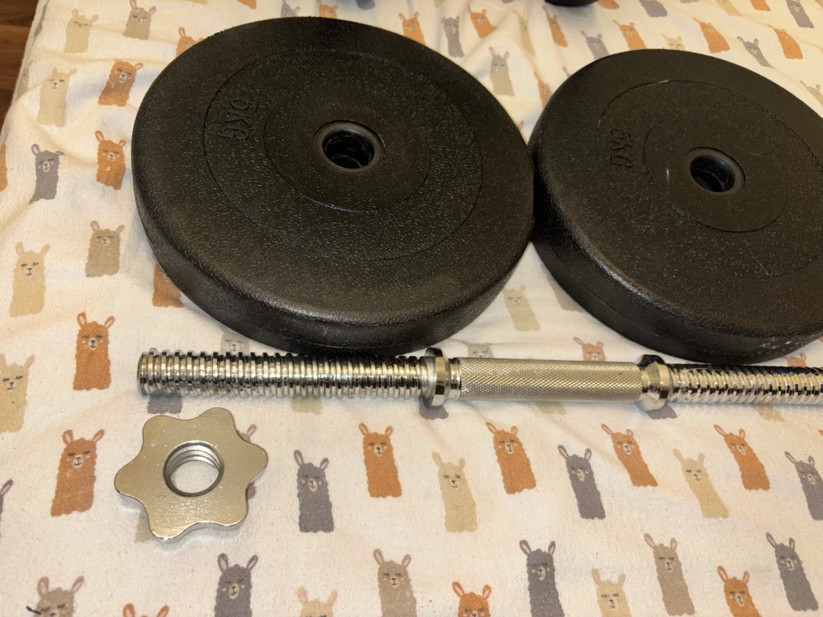 Adjustable Dumbbell Set with 5kg Plates - photo 3