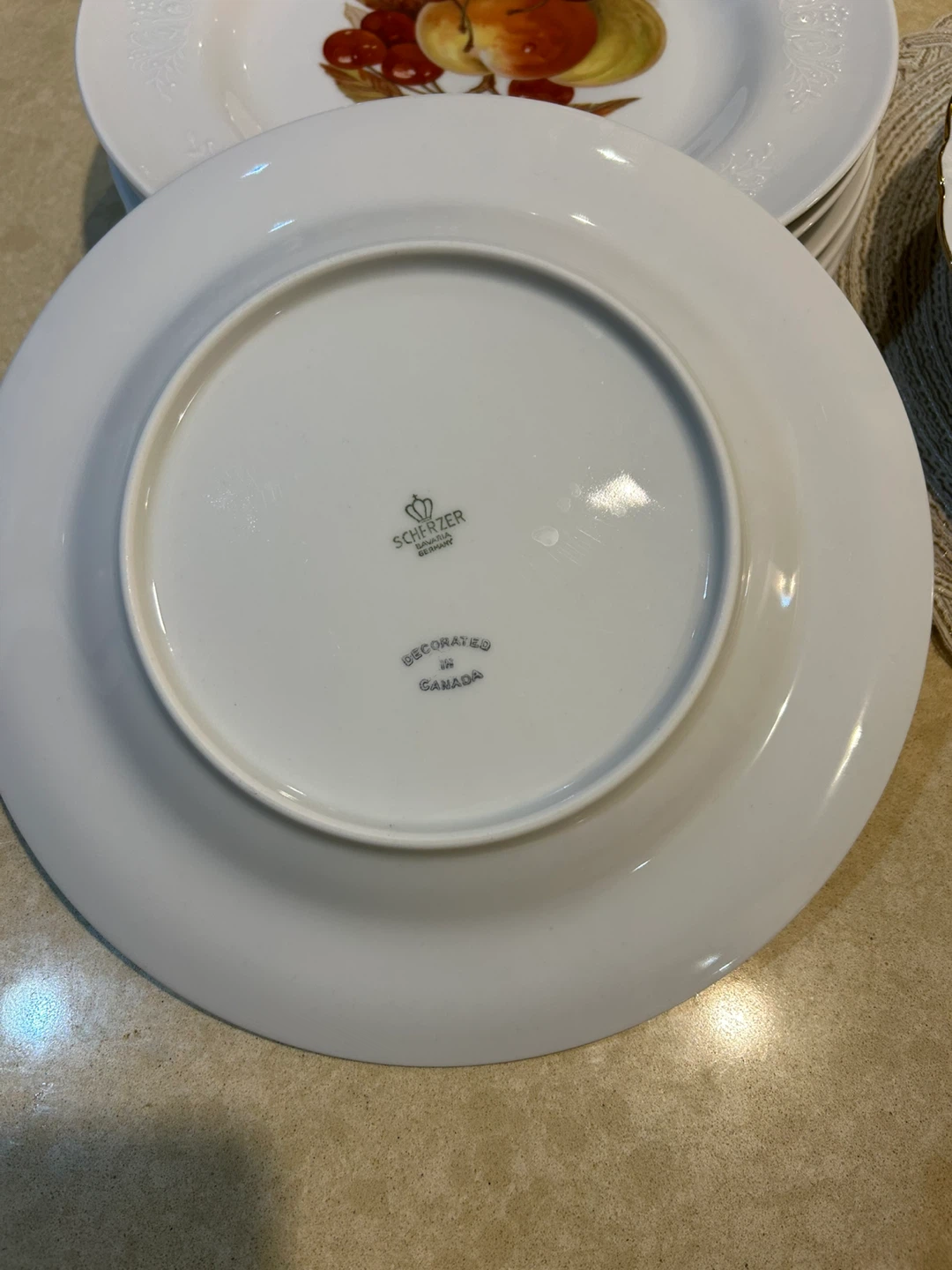 Schrazer china Plates Set(12)- Fruit Design - photo 4