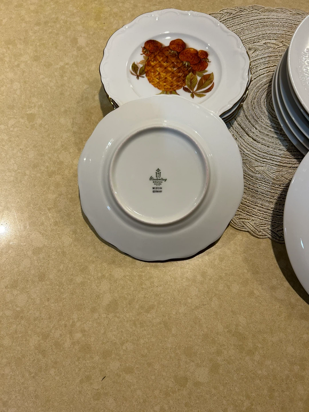 Schrazer china Plates Set(12)- Fruit Design - photo 5