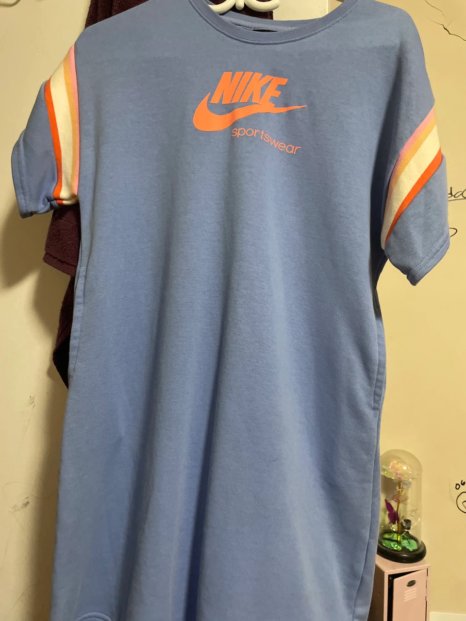 Nike Sportswear T-Shirt Dress XL Blue - photo 2