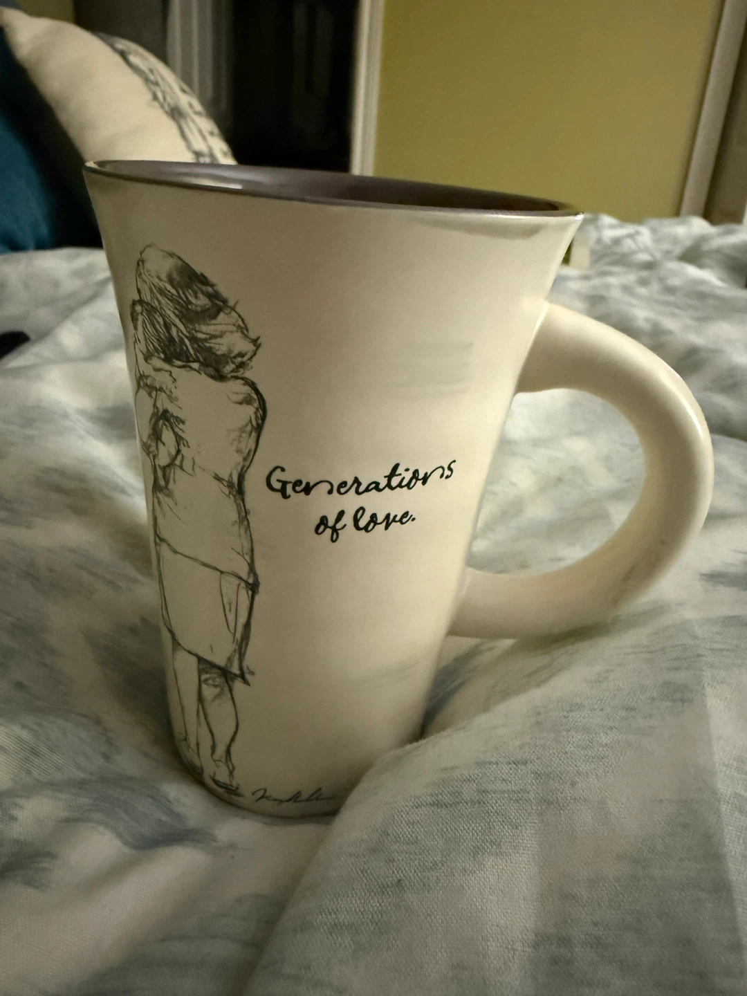 Hallmark Ken Sheldon "Generations of Love" Mug - photo 4