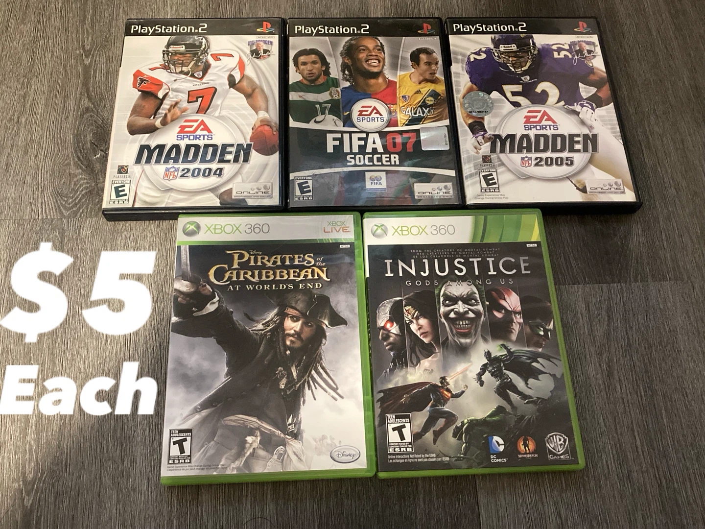 Xbox 360 & PS2 games - photo 2