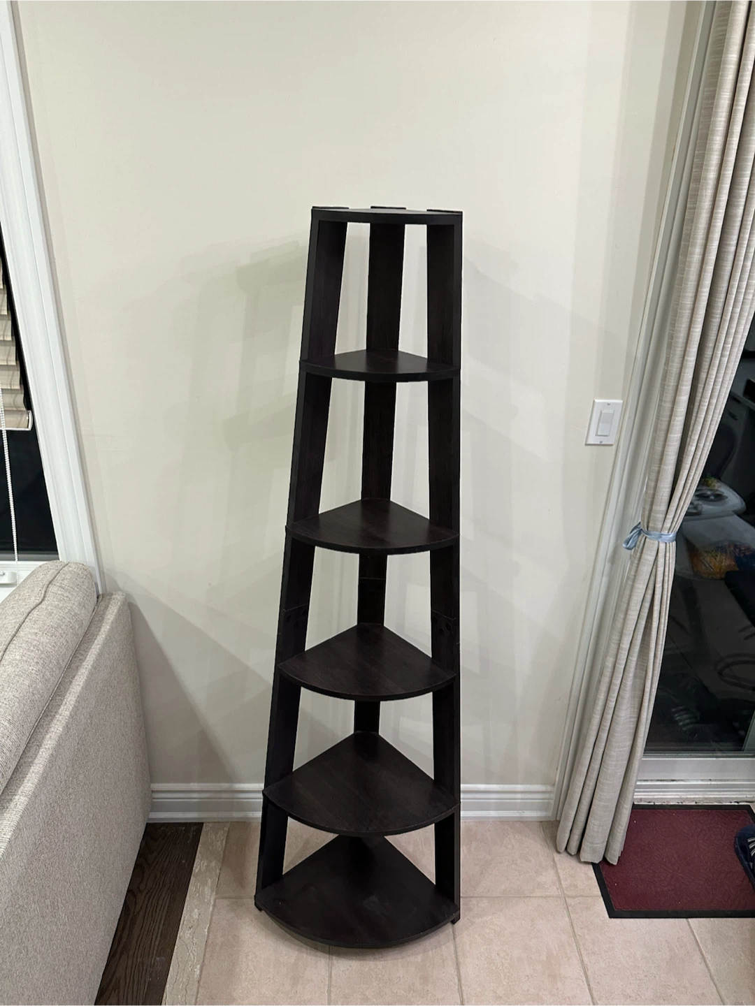 Corner Bookcase Shelf Display Unit 5-Tier - photo 2