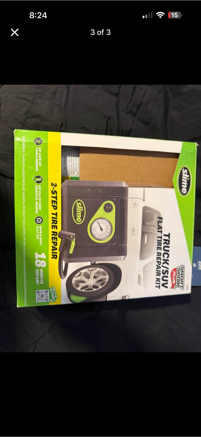 Slime Smart Spair Plus Truck/SUV Flat Tire Repair Kit - photo 3