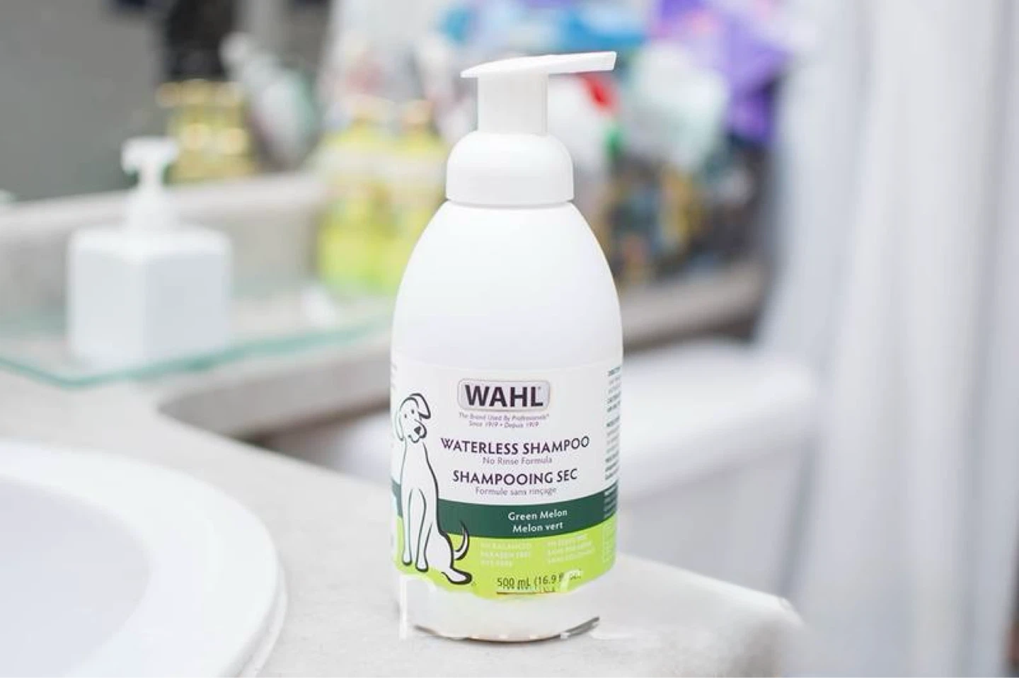 NEW - Wahl Waterless Dog Shampoo - Green Melon - 500 mL
