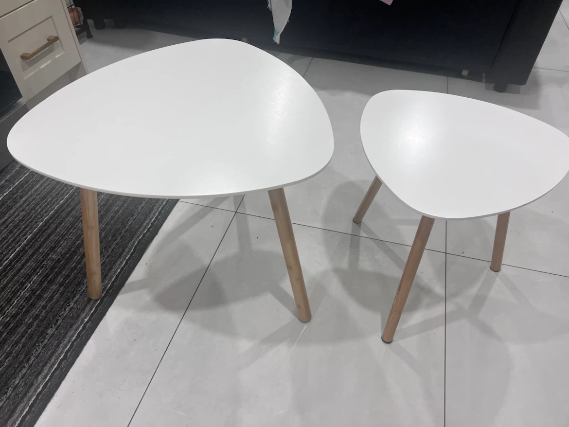 Wayfair White Nesting Coffee Tables - Set of 2