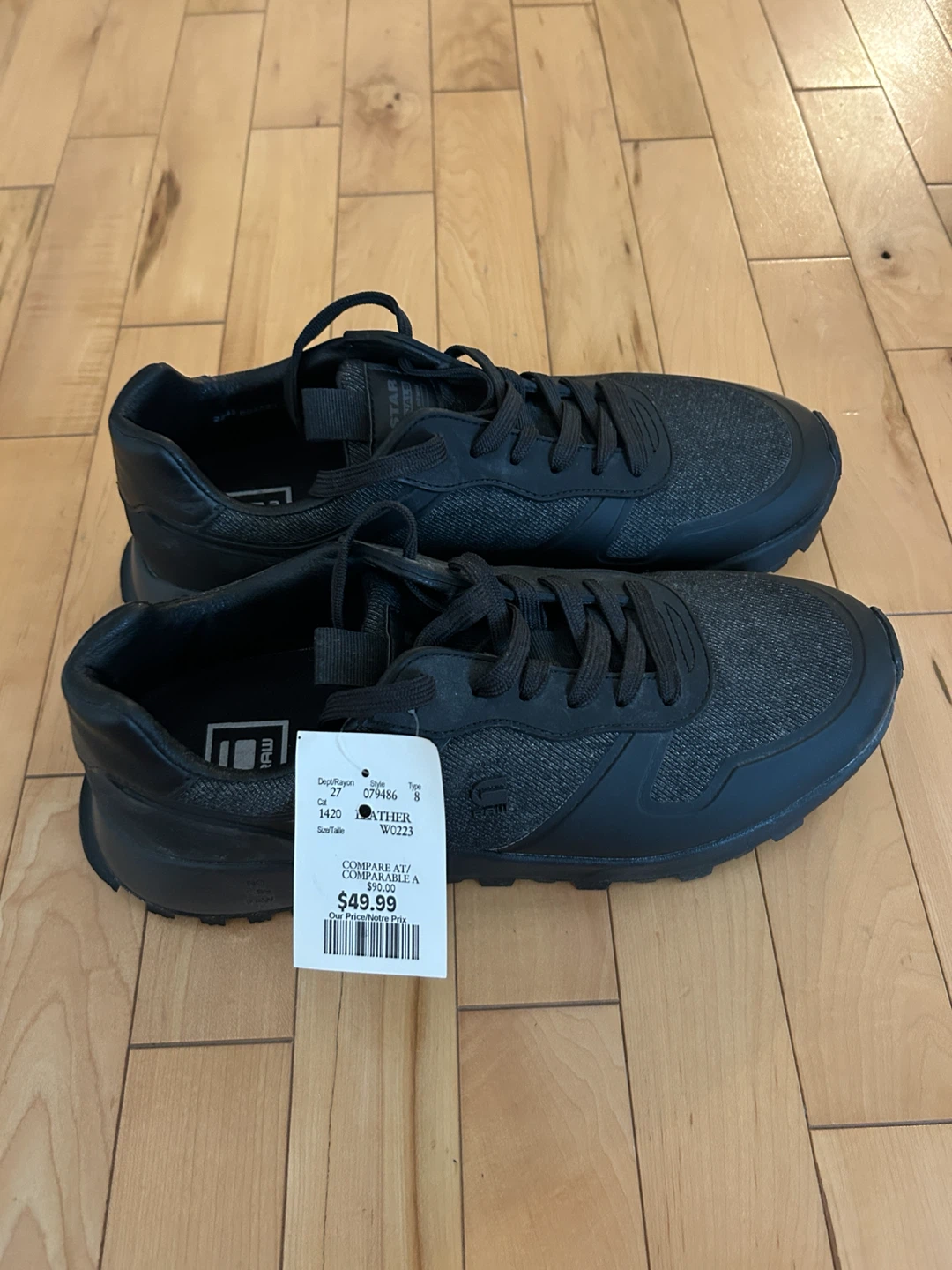 G-Star RAW Men's Sneakers - Black - Size 10 US