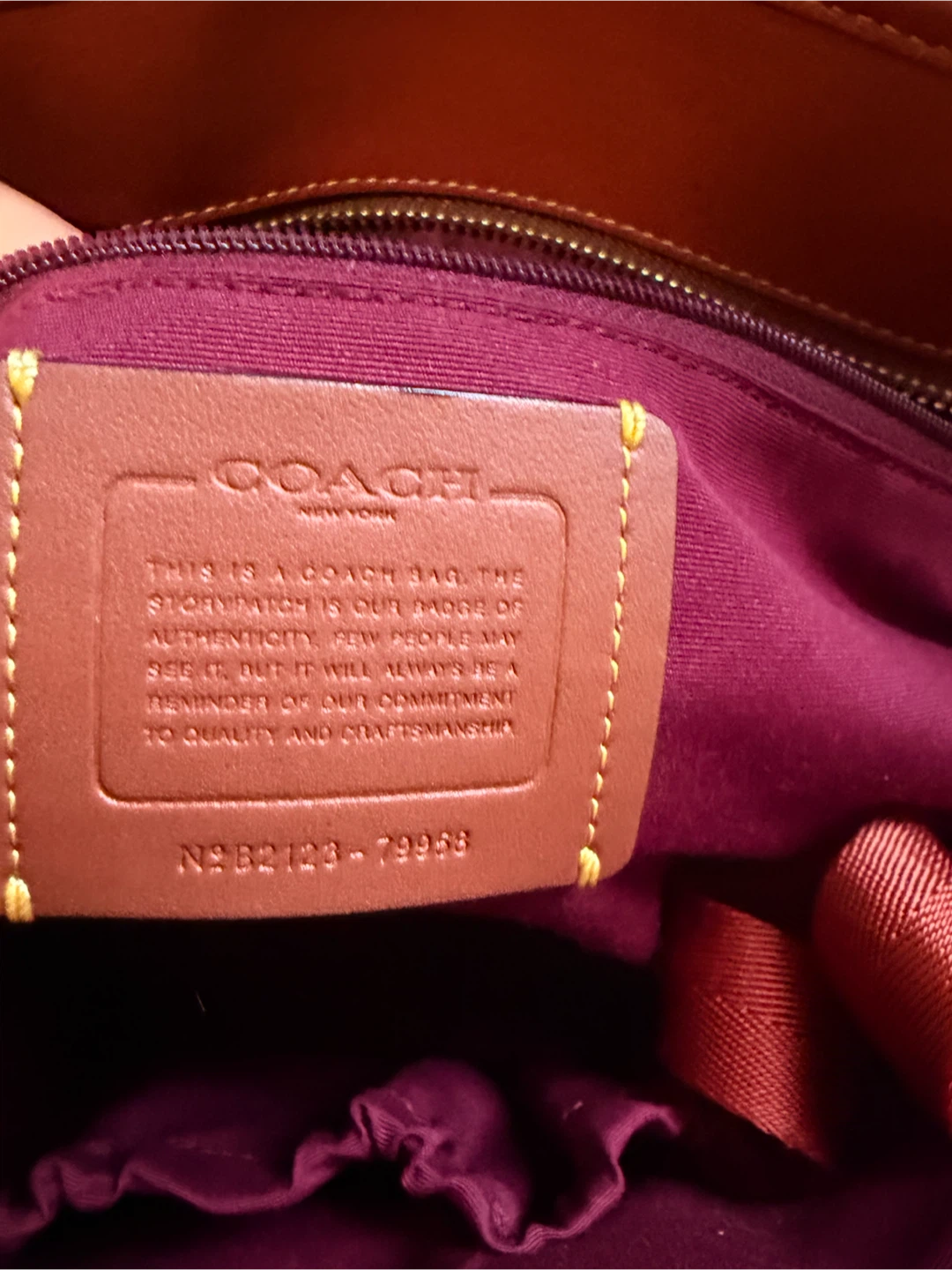 Coach Signature Print Leather Trim Tote Bag - photo 4