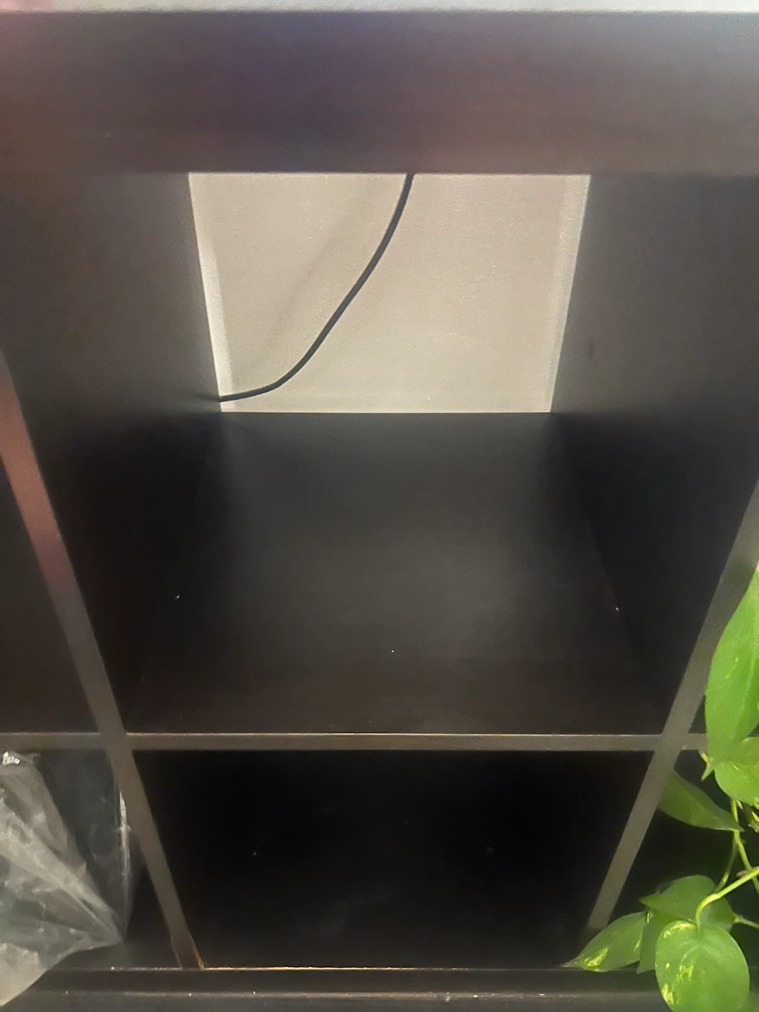 Black Cube Storage Shelf Unit - photo 2