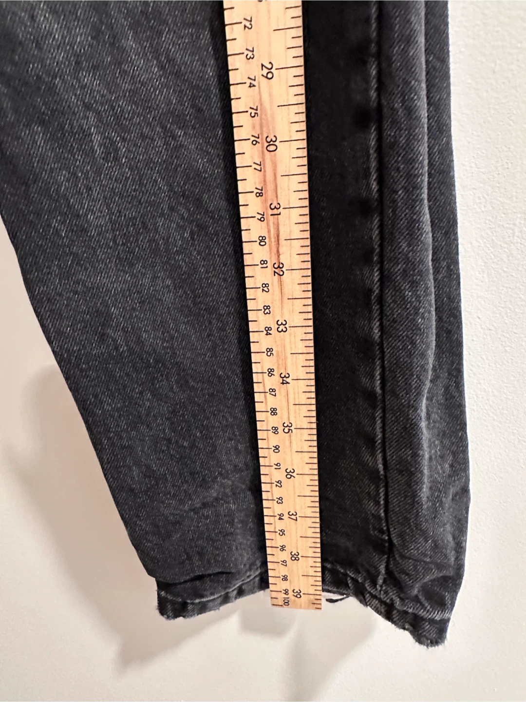 ZARA Black Distressed Mom Jeans  USA Size 10 - photo 4