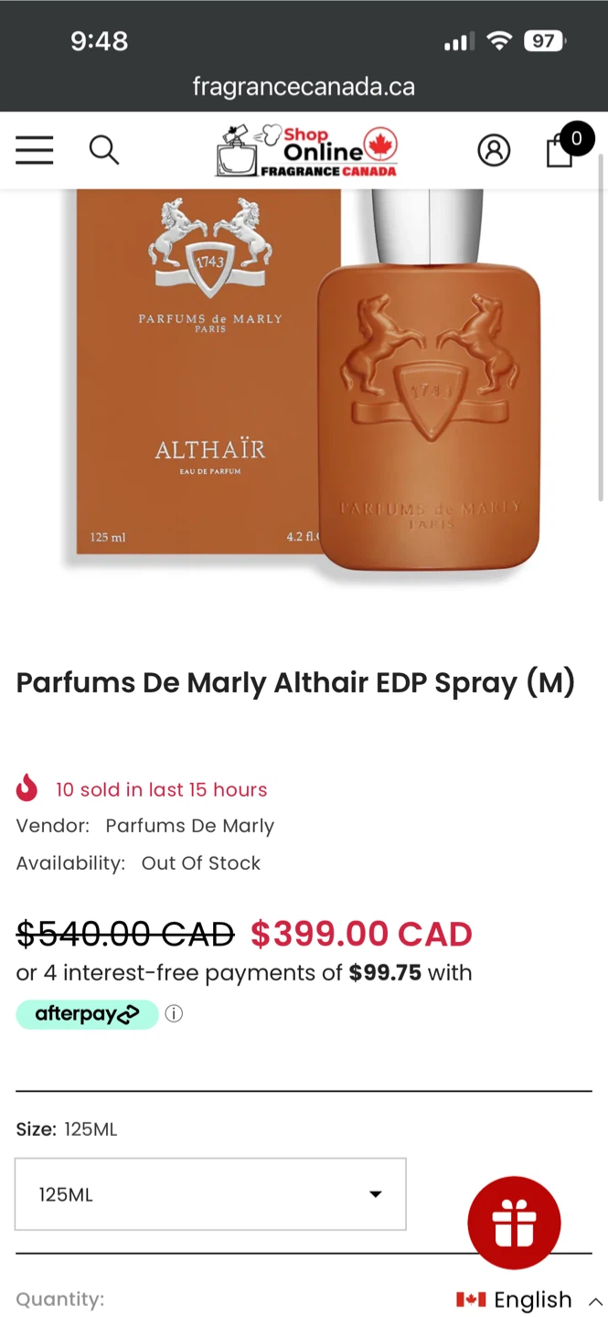 Parfums De Marly Althair EDP Spray