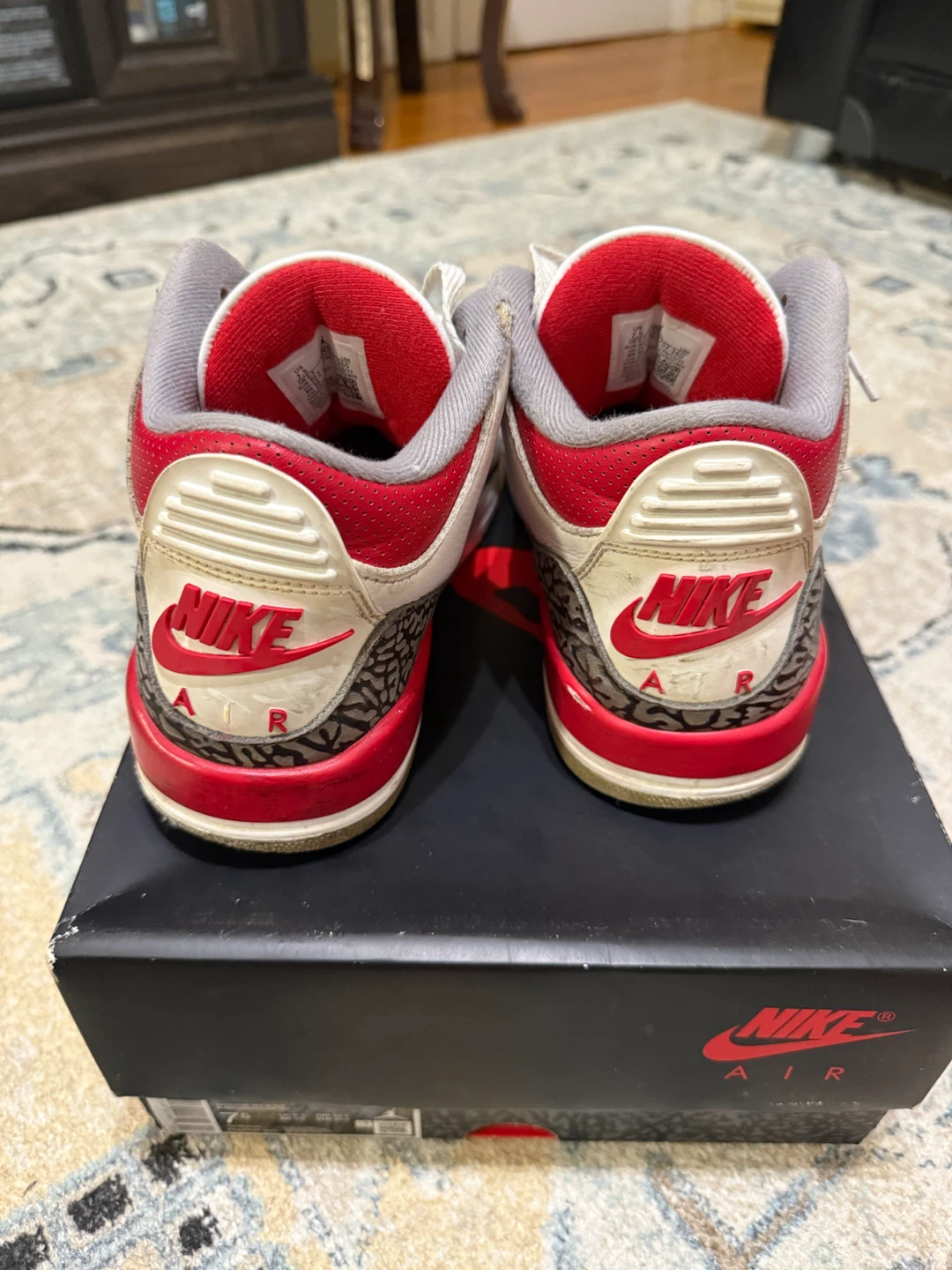 Air Jordan 3 Retro SE 'Fire Red' Men's Shoes - photo 3