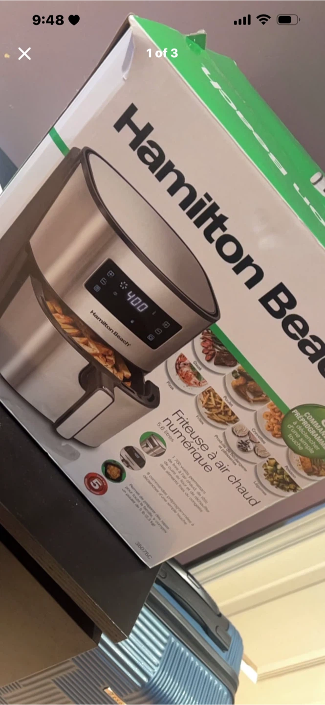 Hamilton Beach Digital Air Fryer - photo 3