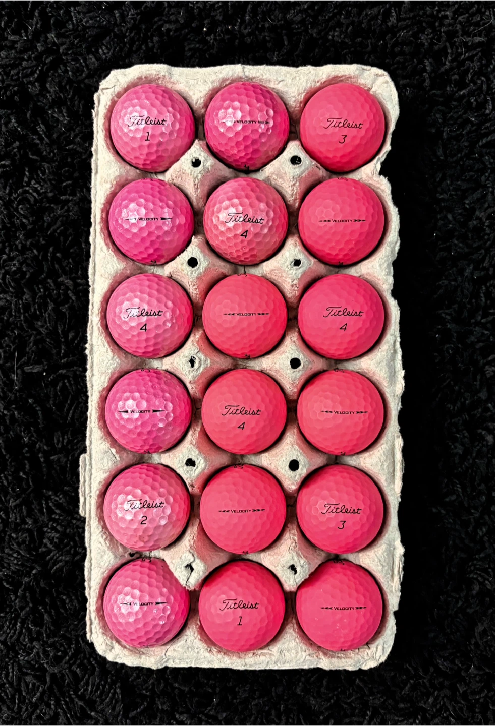 18 Titleist Velocity Pink Golf Balls - photo 2