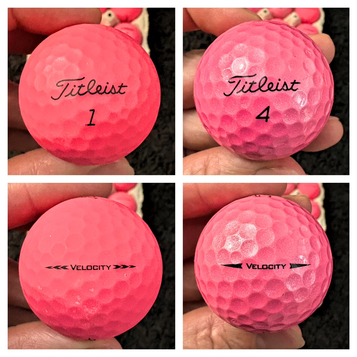 18 Titleist Velocity Pink Golf Balls - photo 3